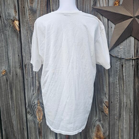 Penn State Happy Valley Tshirt White Unhappy Valley Coach Joe Paterno Football L - Picture 4 of 10